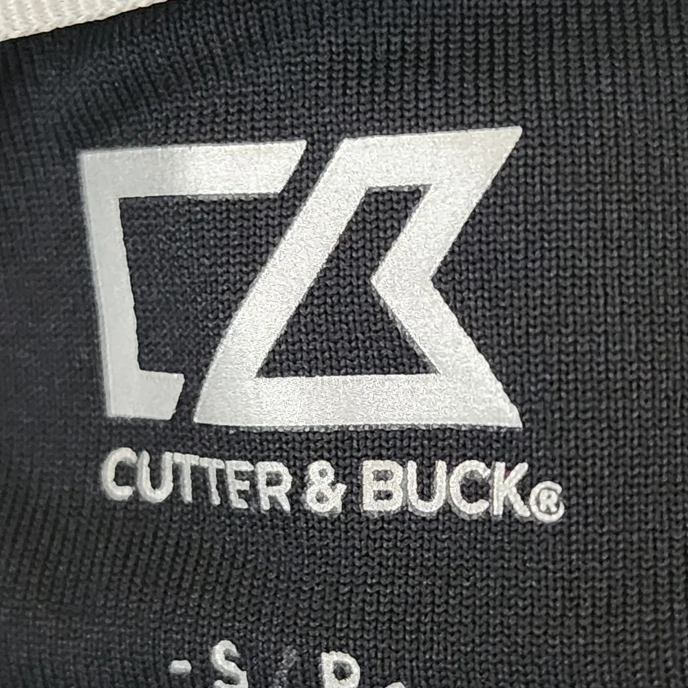 Cuter And Buck Drytec Women’s Black and White Quarter Zip Pop Over Size Small - Picture 7 of 10